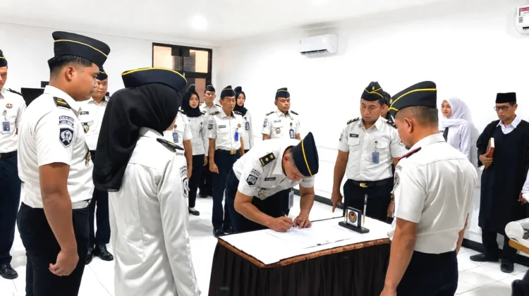 Lantik Pejabat Baru, Lapas Brebes Tegaskan Komitmen Tingkatkan Pelayanan Publik