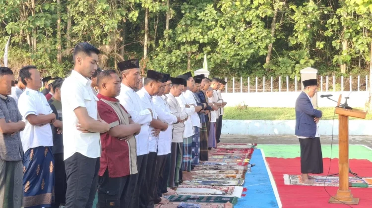 Lapas Terbuka Nusakambangan Gelar Salat Iduladha