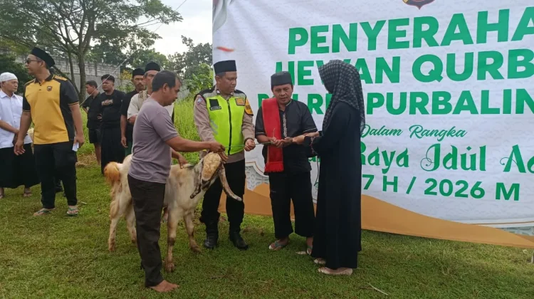 Polres Purbalingga Salurkan Hewan Kurban untuk Masyarakat