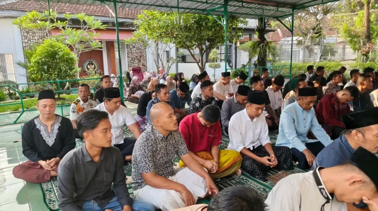 Rutan Banyumas Gelar Salat Idul Adha Bersama Warga Binaan
