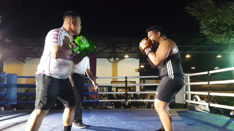 Yuh Gelud Hadirkan Ekshibisi Tinju, Hidupkan Gairah Combat Sport di Kota Tegal