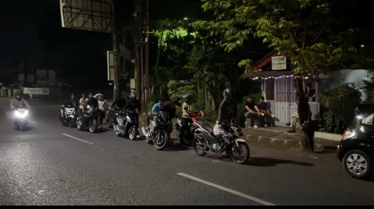 Puluhan Motor Knalpot Brong Diamankan Polresta Cilacap saat Patroli