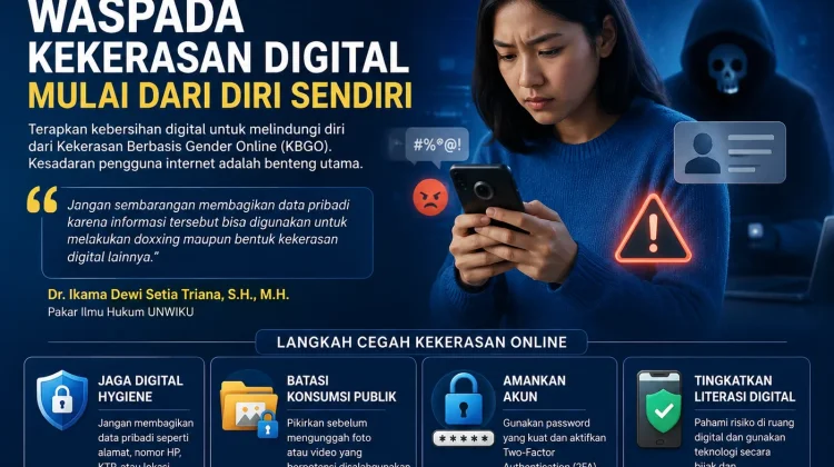 Masyarakat Diminta Terapkan Kebersihan Digital untuk Cegah Kekerasan Online
