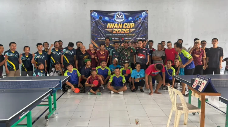 Anggota DPRD Buka Turnamen Tenis Meja, Pererat Persaudaraan Antar Warga