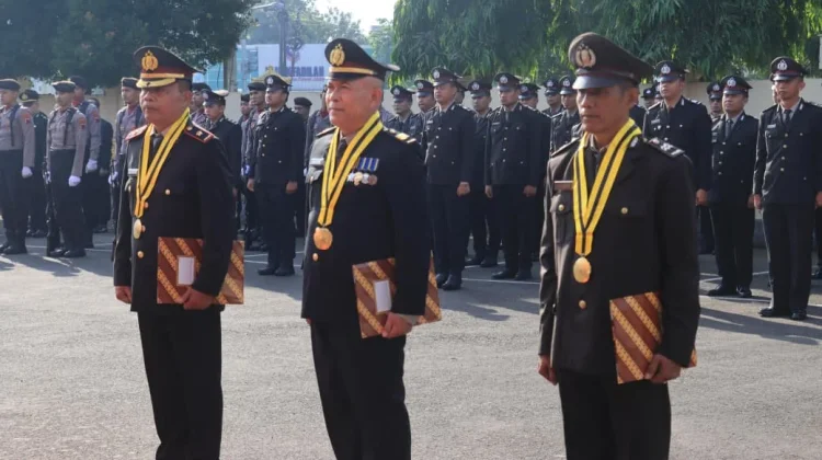 Upacara Hari Lahir Pancasila di Polres Purbalingga, Satu Personel Naik Pangkat