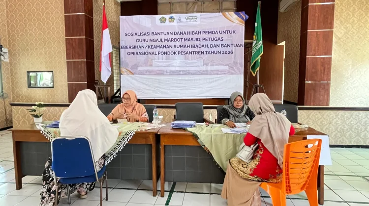 Kemenag Banyumas Salurkan Insentif Guru Ngaji dan Marbot Masjid