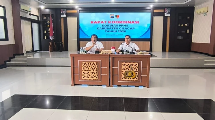 Perkuat Sinergi Penegakan Hukum, Polresta Cilacap Gelar Pembinaan Teknis bagi PPN