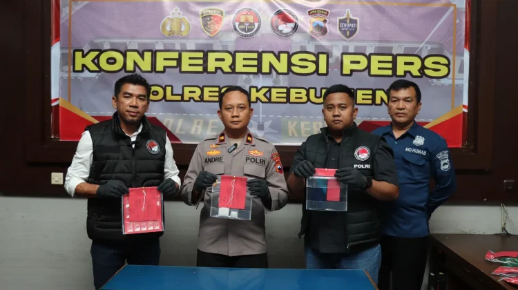 Jaringan Kurir Sabu Lintas Kota Diamankan Polres Kebumen