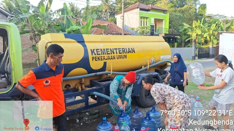 BPBD Cilacap Mulai Salurkan Air Bersih ke Warga Terdampak Kekeringan