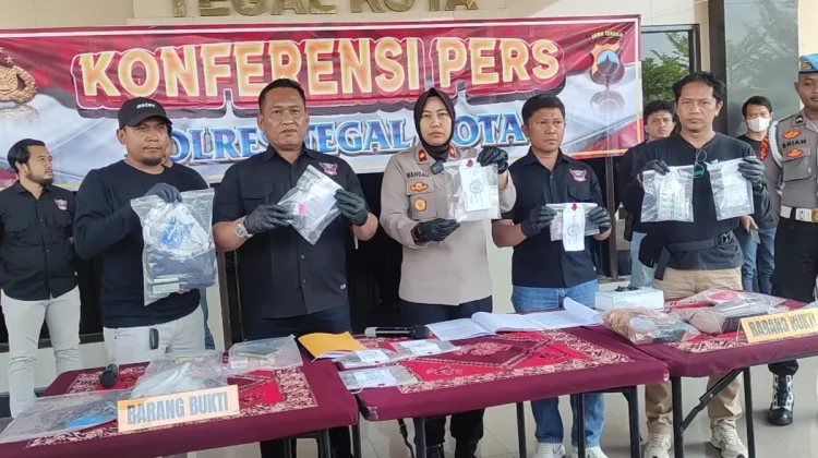 Polres Tegal Kota Amankan 17 Tersangka Kasus Pengedaran Narkoba Selama Mei 2026