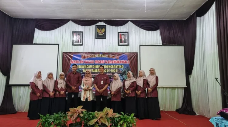 SDN Karangnangka Gelar Pelepasan Siswa di Aula Sekolah