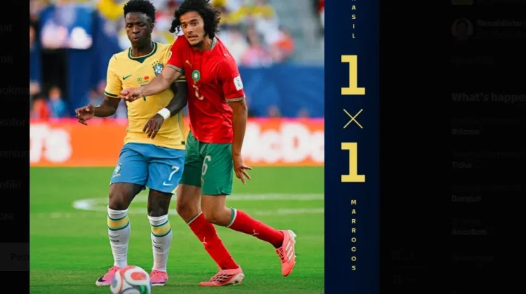 Duel 100 Menit, Brasil Vs Maroko Imbang 1-1