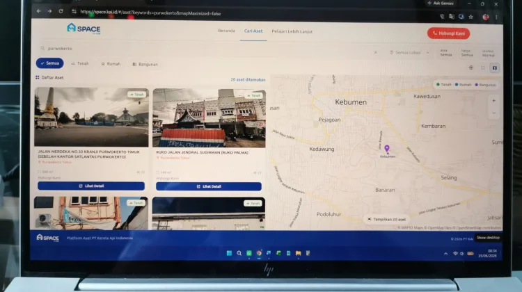 Investor Kini Bisa Cari Aset KAI Secara Online lewat Space by KAI