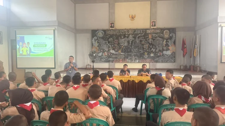 BPJS Ketenagakerjaan Cilacap Sosialisasikan Diskon Iuran ke Siswa PKL