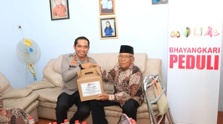 Bhayangkara ke-80, Polres Tegal Kunjungi Purnawirawan