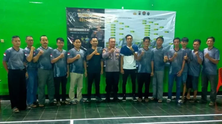 Turnamen Bulutangkis Kapolsek Cup Kuwarasan Pererat Sinergi Polri-Masyarakat