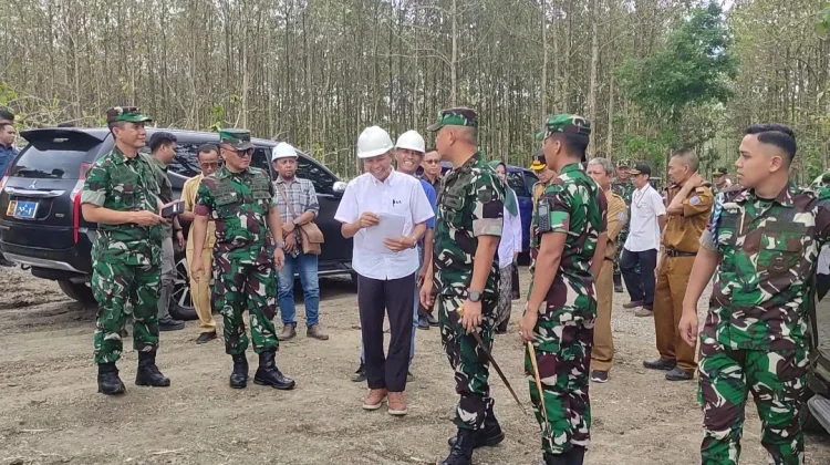 Pangdam IV Tinjau Pembangunan Batalyon Teritorial Pembangunan di Tegal