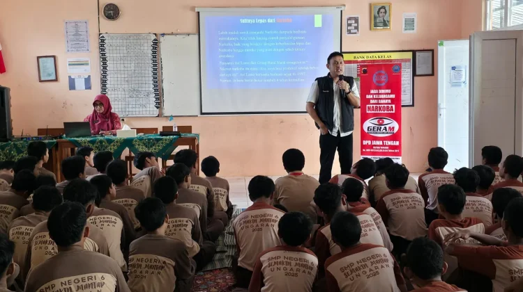 GERAM Jateng Gencarkan Edukasi Pelajar Cegah Penyalahgunaan Narkoba di Banyumas