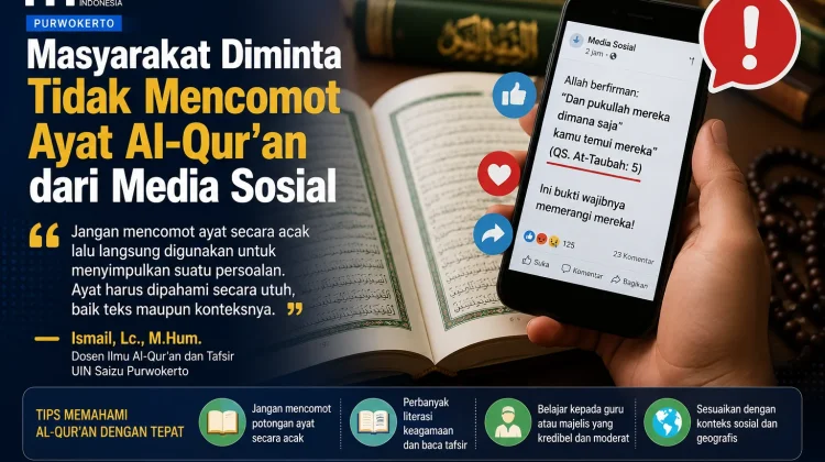 Masyarakat Diminta Tidak Mencomot Ayat Al-Qur'an dari Media Sosial