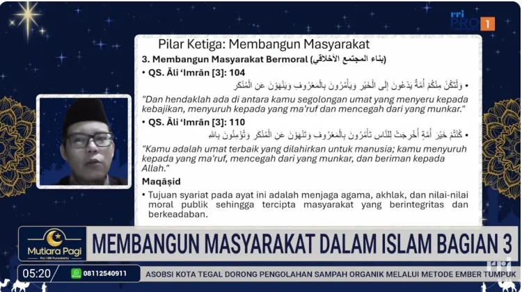 Lima Pilar Jadi Fondasi Membangun Masyarakat Madani