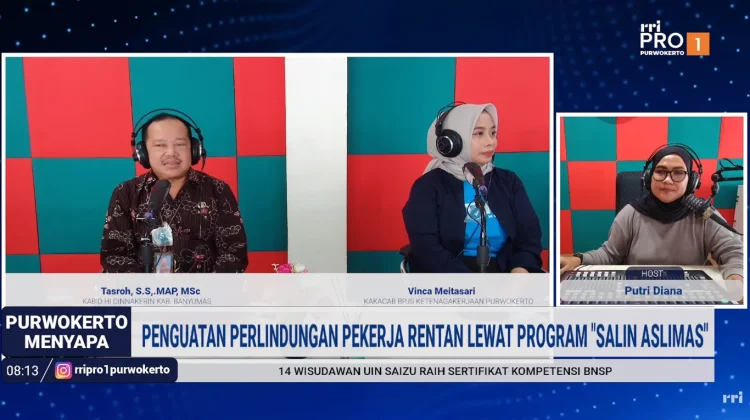 Lindungi Pekerja Rentan, Pemkab Banyumas Gaungkan Program Salin Aslimas