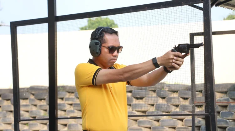 Asah Profesionalisme, Polres Tegal Gelar Lomba Menembak
