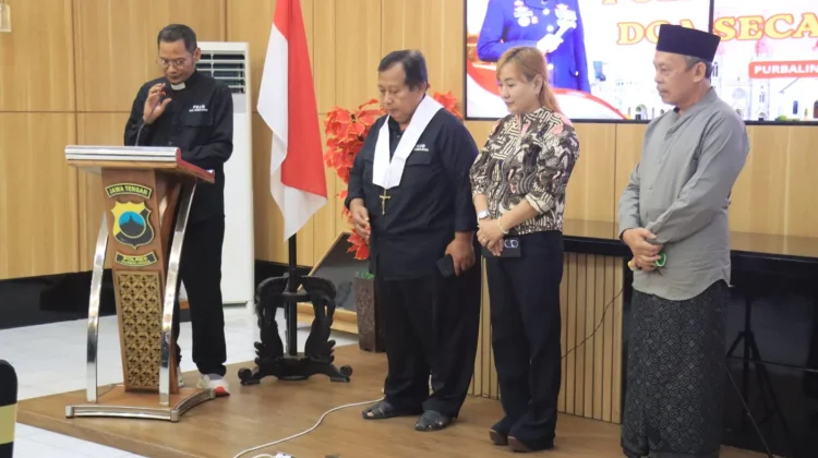 Polres Purbalingga Gelar Doa Bersama Lintas Agama, Doakan Polri dan Masyarakat