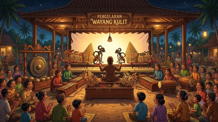 Desa Candiwulan Gelar Ruwat Bumi dan Pagelaran Wayang Kulit “Arjuna Wiwaha”