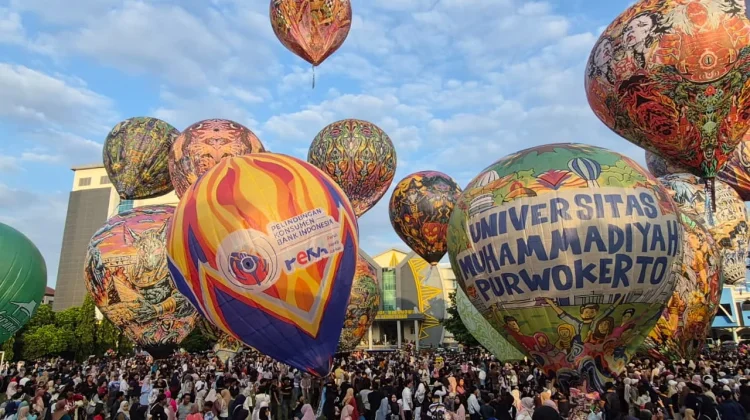 Festival Balon Udara UMP Sedot Ribuan Pengunjung, Dongkrak Pariwisata Banyumas