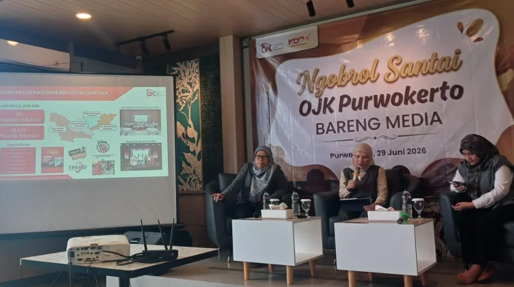 OJK Purwokerto Gelar Ngobrol Santai Bareng Wartawan Bahas Kinerja LJK Triwulan II