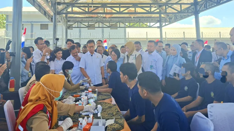 Kick Off Skrining TB Nasional Dimulai dari Nusakambangan Cilacap