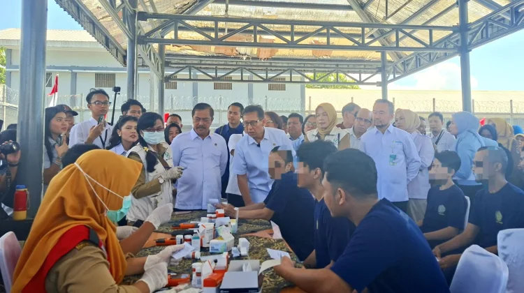 5.768 Warga Binaan dan Petugas di Nusakambangan Jalani Skrining TB