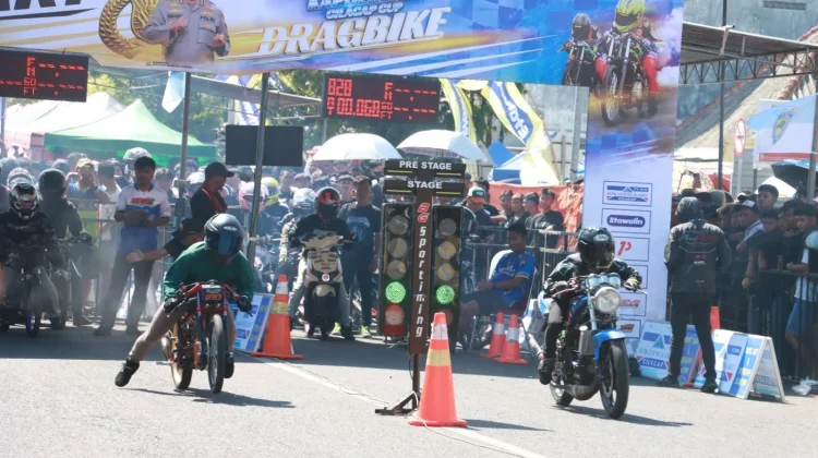 Kurangi Balap Liar, Polresta Cilacap Gelar Kapolresta Cilacap Cup Dragbike 2026
