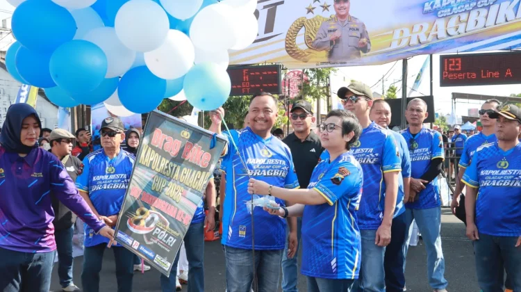 Kurangi Balap Liar, Polresta Cilacap Gelar Kapolresta Cilacap Cup Dragbike 2026