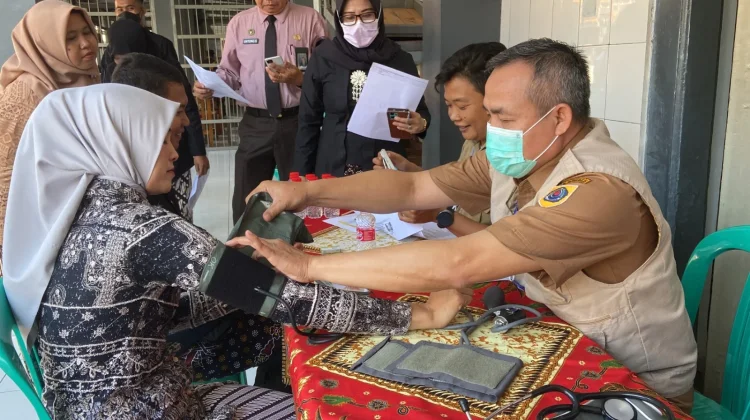 Lapas Brebes Gelar Cek Kesehatan Gratis bagi WBP dan Petugas