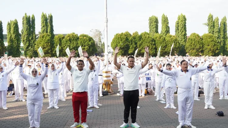6.200 Lansia Ikuti Senam Sehat Nasional di Purbalingga