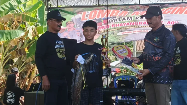 Lomba Mancing Hari Bhayangkara di Bonorowo Diikuti 1.000 Peserta