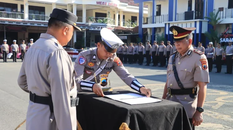 Kapolsek Dayeuhluhur Purna Tugas, Jabatan Diserahkan ke Kapolresta Cilacap