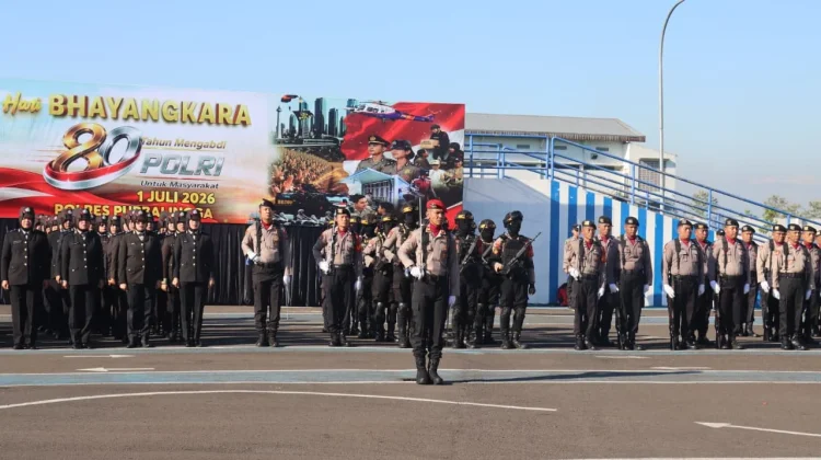 Polres Purbalingga Gelar Upacara Hari Bhayangkara ke-80 Tahun 2026