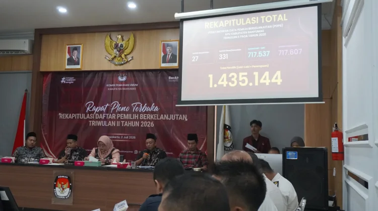 KPU Banyumas Tetapkan 1,43 Juta Pemilih pada Triwulan II 2026