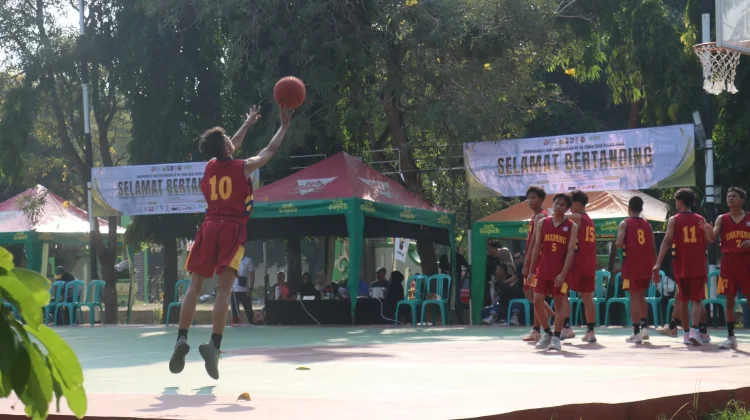 Polres Tegal Gelar Turnamen Basket Antarpelajar Meriahkan Hari Bhayangkara ke-80