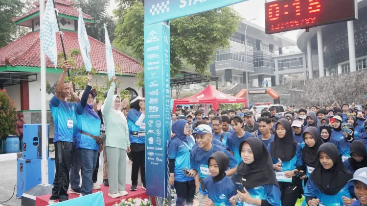 Geliatkan Sport Tourism, Ratusan Pelari Meriahkan Geo Fun Run 5K di Karangsambung