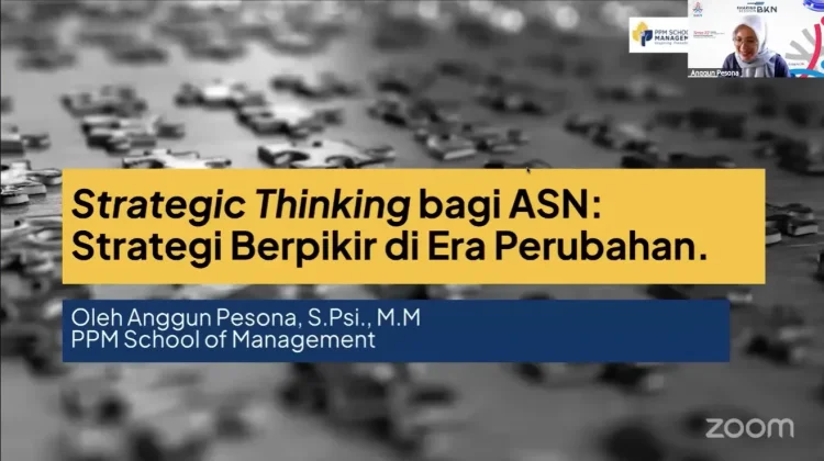 Strategi Berpikir ASN di Era Perubahan: Adaptif, Kritis, dan Solutif