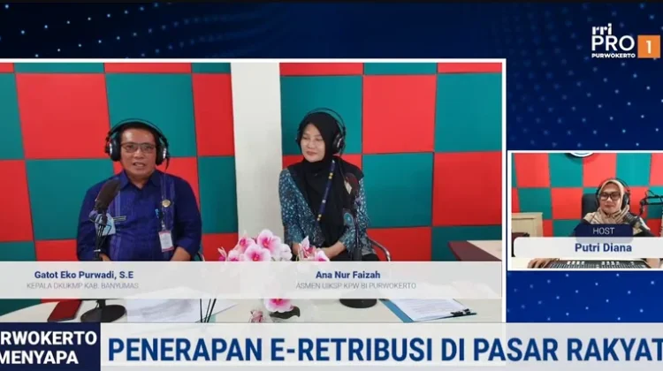 DKUKMP Banyumas Percepat Penerapan E-Retribusi di Pasar Rakyat