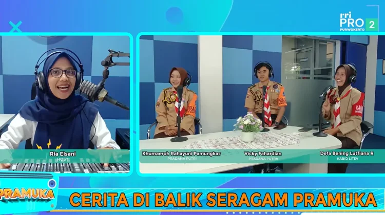 Pramuka SMKN 3 Purwokerto Latih Kepemimpinan dan Kepercayaan Diri Siswa