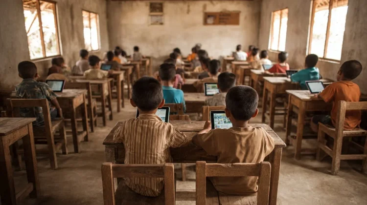 Sekolah Tanpa Internet di Banyumas Dapat Bantuan Tablet Edukasi