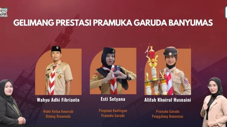 Pramuka Garuda Banyumas Bagikan Kisah Prestasi dan Inspirasi di RRI Purwokerto