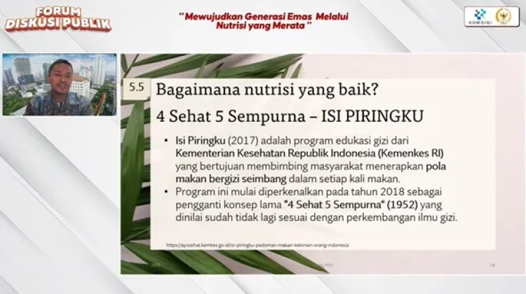 Akses Gizi yang Setara Disebut Penentu Masa Depan Generasi Indonesia