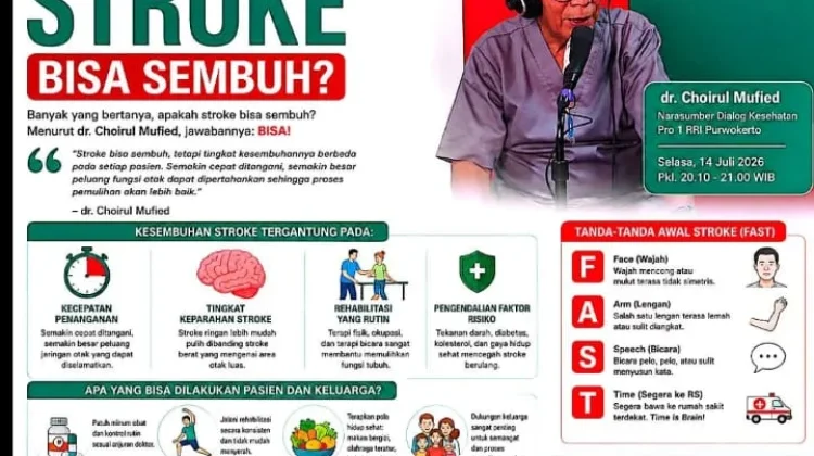 Apakah Stroke Bisa Sembuh, Penjelasan dr. Chaerul  Mufied