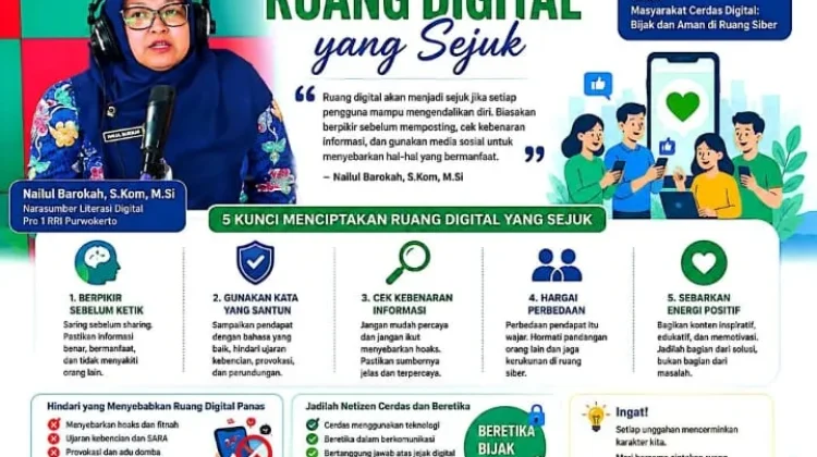 Ciptakan Ruang Digital Sehat, Masyarakat Diajak Kedepankan Etika Bermedia Sosial